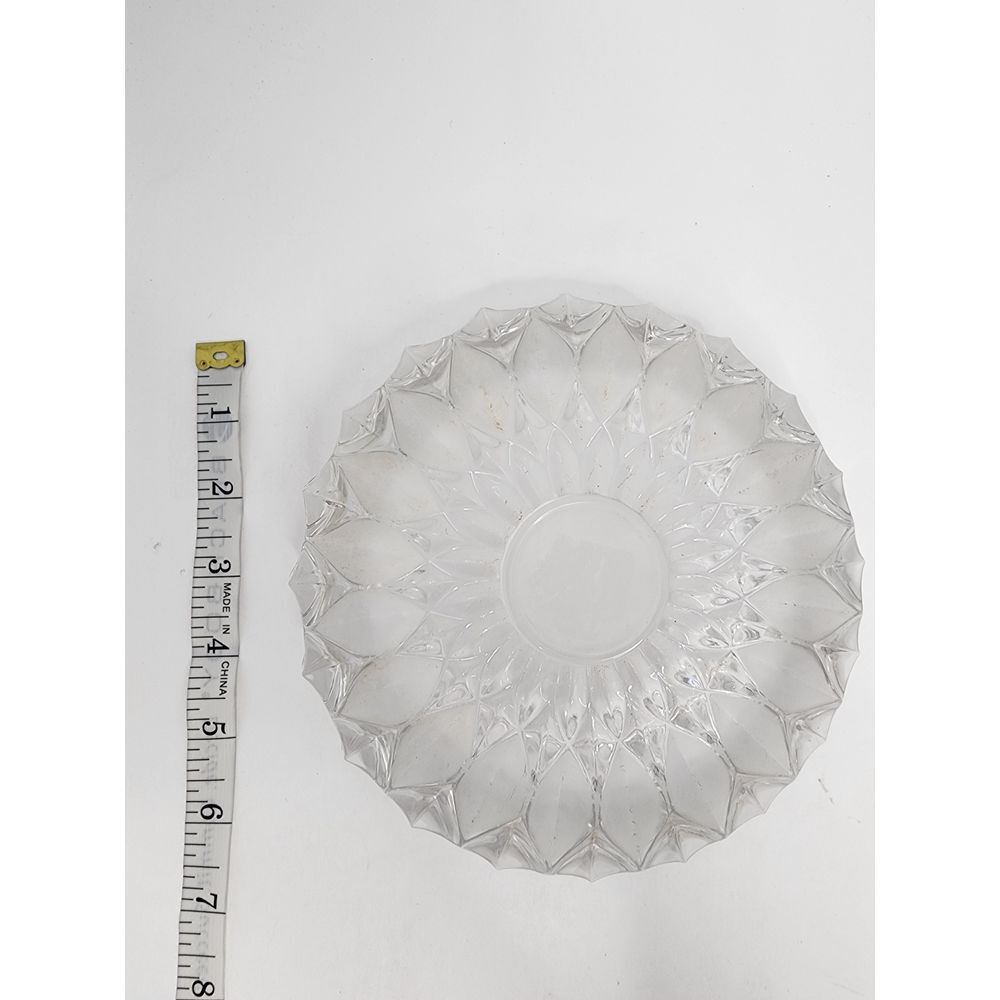 Cigar Cigarette Crystal Ashtray Large Heavy Glass - Picture 6 of 8